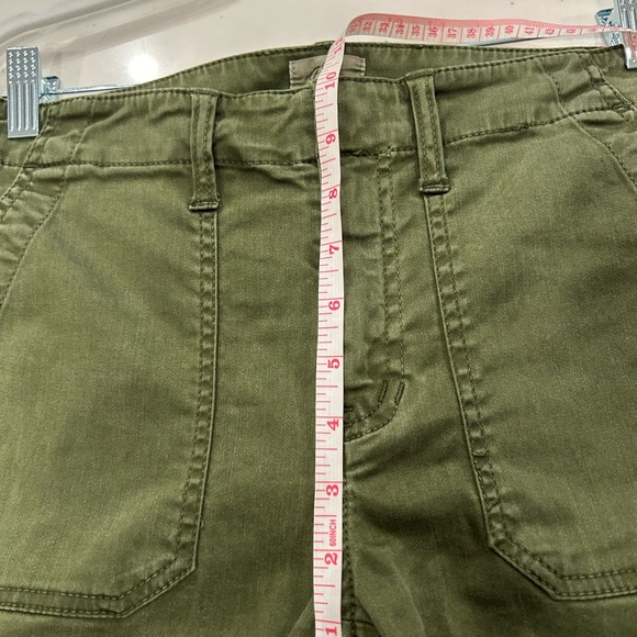 J. Crew Skinny stretch cargo pant with zippers Green Size 27 - Picture 7 of 9